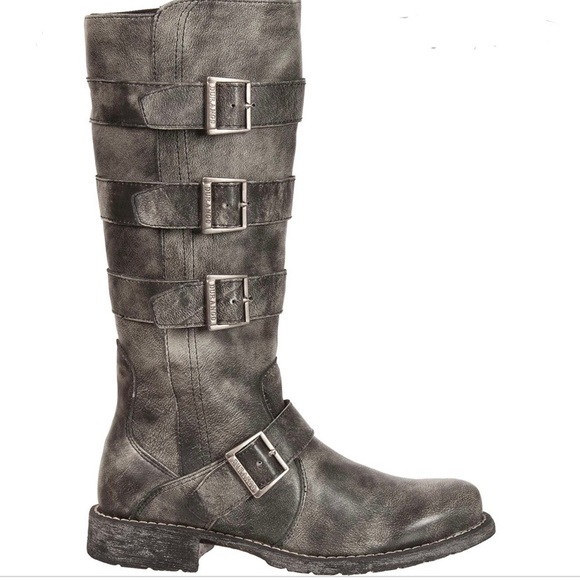 Durango Shoes - Durango Engineer Distressed Moto Boots Size 7